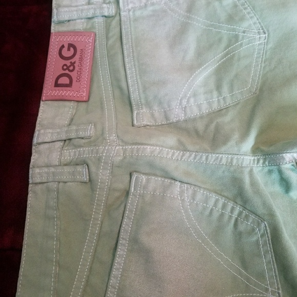RARE *DOLCE & GABBANA MINT GREEN JEANS - Picture 8 of 11